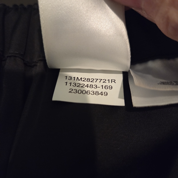 Nine West Black Faux Wrap Satin Finish Midi Skirt Size S NWT - Picture 10 of 16